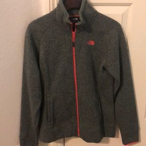 North Face Zip up sweater